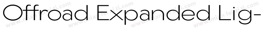 Offroad Expanded Lig字体转换